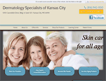 Tablet Screenshot of dermspecialists.net